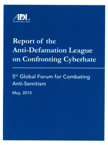 5-6-15 ADL  Report on Confronting Cyberhate1