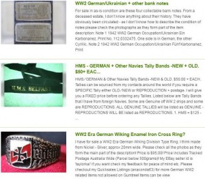 Gumtree Nazi Memorabilia